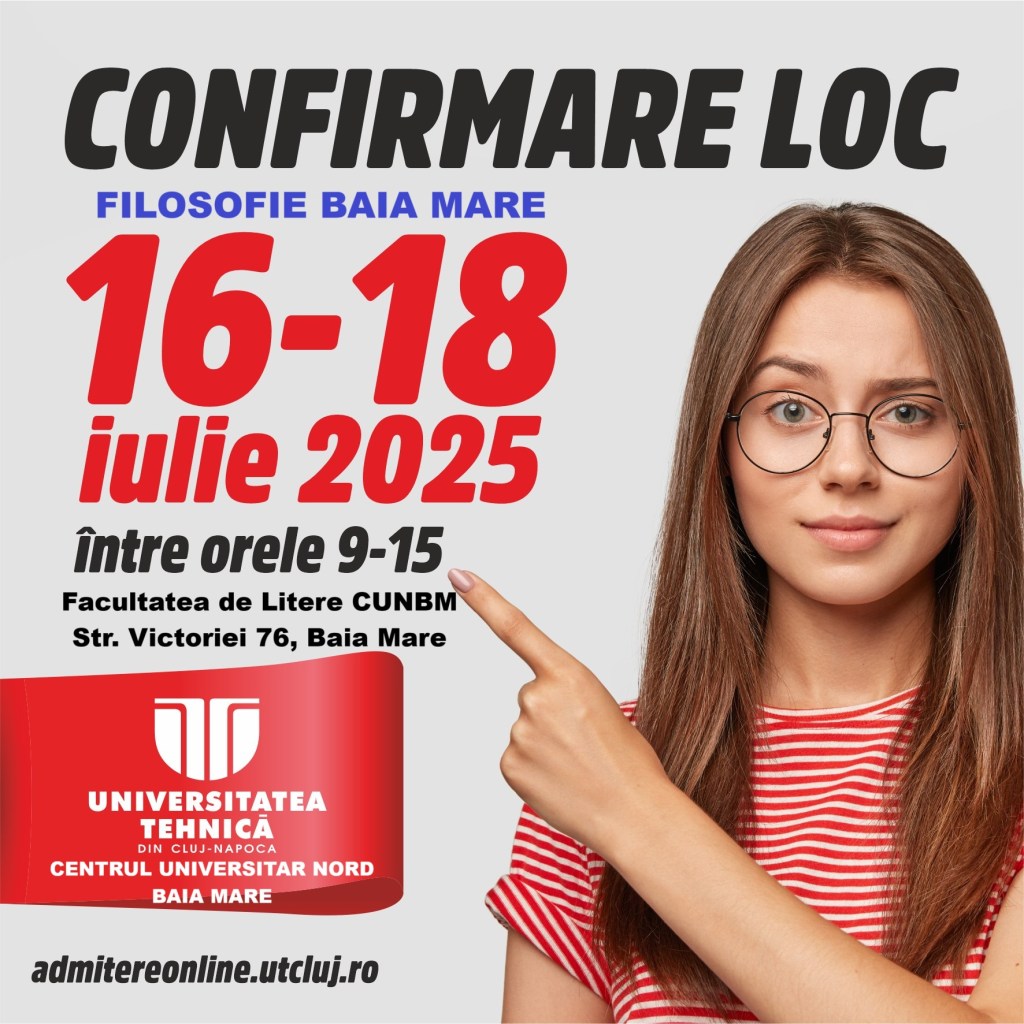 • Rezultatele admiterii la Licență&nbsp;Filosofie